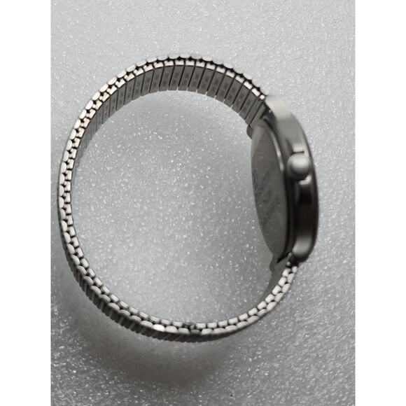 ESPRIT multi language Babylon Babel 6 o'clock day date Silver Stretch Band Watch - Picture 10 of 12